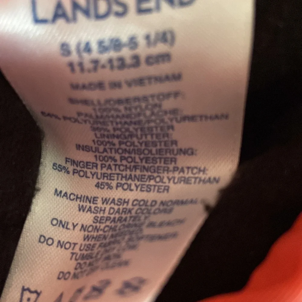 Lands end gloves